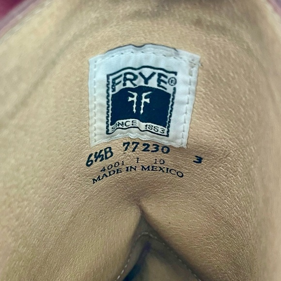 Frye Chestnut Leather Heeled Boots - Picture 6 of 6